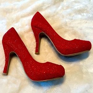 Ruby Red Heels